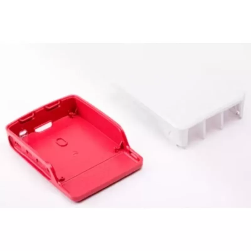 Raspberry Pi 4 caixa vermelho/branco caixa de proteção oficial