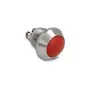 Delock Botão de Pressão para Montagem em Painel 12 mm 2 x Terminal de Parafuso Vermelho