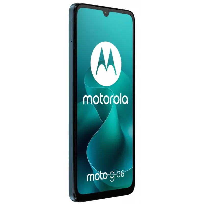 Motorola G06 Tapestry 4/64GB Smartphone, ecrã de 6,88 polegadas, câmara de 50MP, Dual SIM, 4G LTE, Tapestry Blue