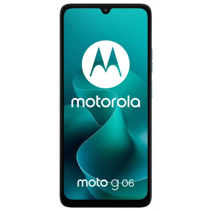 Motorola G06 Tapestry 4/64GB Smartphone, ecrã de 6,88 polegadas, câmara de 50MP, Dual SIM, 4G LTE, Tapestry Blue