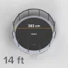 REBEL Active Trampolim PRO 14ft/427 cm com Rede de Segurança e Escada