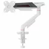 Equip Suporte de Mesa para Ecrãs de 17-40 Polegadas, Rotação 360°, 12 kg, Preto/Branco
