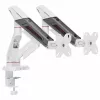 Equip Suporte de Mesa para Dois Monitores 17-35 Polegadas 180° Gaming 12kg Preto/Branco