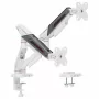 Equip Suporte de Mesa para Dois Monitores 17-35 Polegadas 180° Gaming 12kg Preto/Branco
