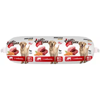 BIOFEED Nasz Pies Bolo de Vaca Comida para Cães 1 kg