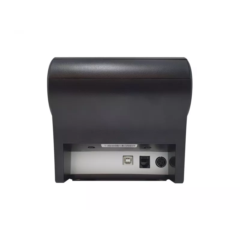 Equip impressora térmica 58/80mm para talões POS com cortador automático, USB/Bluetooth/WiFi/ligação de gaveta de dinheiro, preto