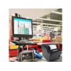 Equip impressora térmica 58/80mm para talões POS com cortador automático, USB/Bluetooth/WiFi/ligação de gaveta de dinheiro, preto