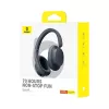 Auscultadores over-ear sem fios Baseus Bowie D05 Bluetooth 5.3 - preto