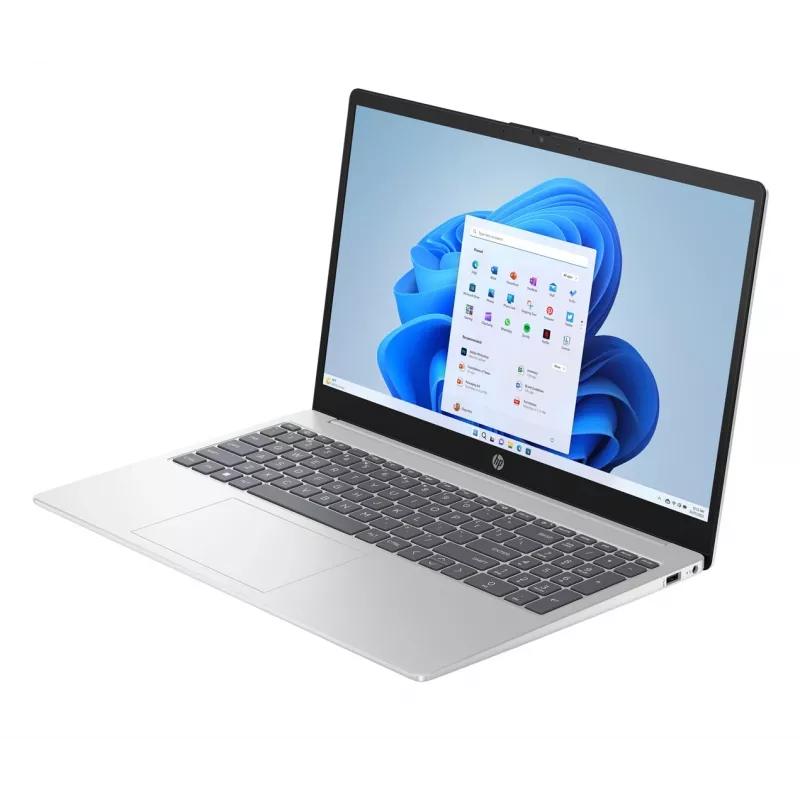Portátil HP 15-fc0002nw - AMD Ryzen 7 5825U, 15,6 polegadas FHD, 16 GB RAM, 512 GB SSD, Windows 11 Home, Natural Silver, 2 anos de garantia
