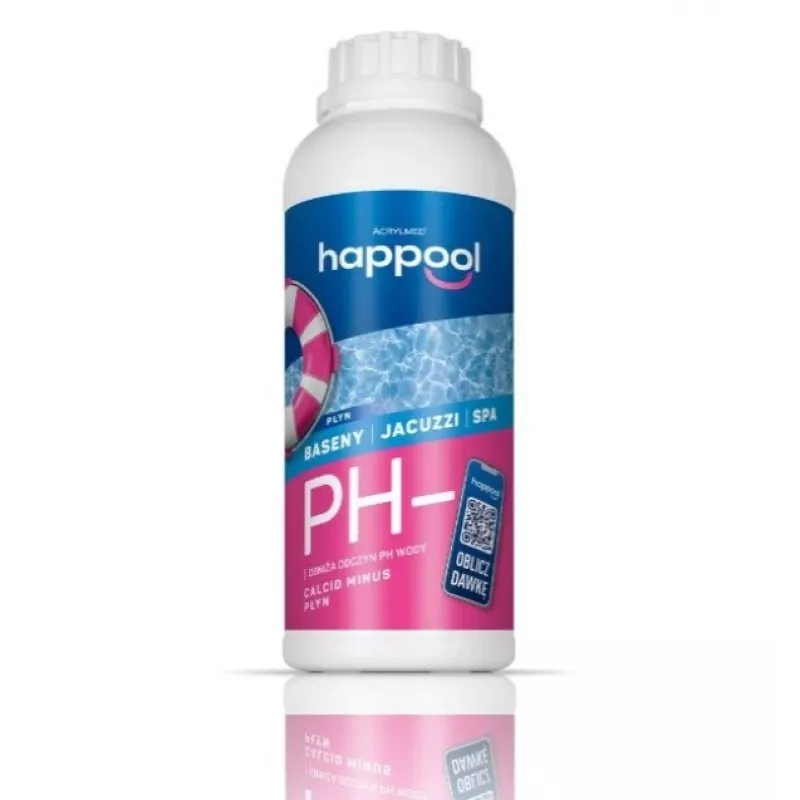 Acrylmed CALCID MINUS líquido para reduzir o pH da água da piscina, 1 litro