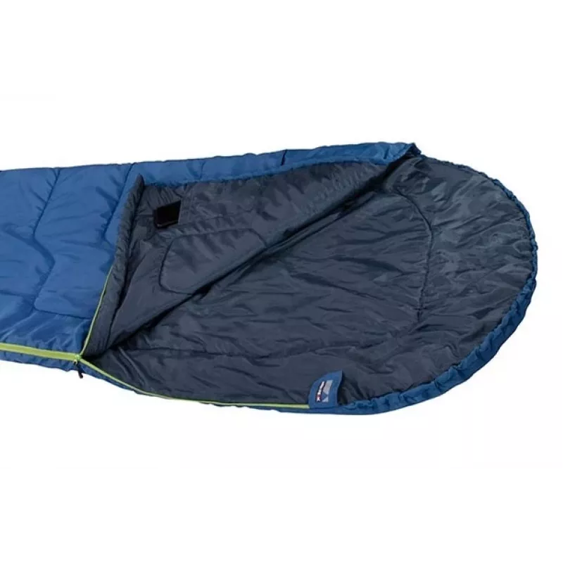Saco-cama semi-retangular High Peak Easy Travel azul 20090
