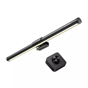 Barra de luz para monitor BlitzWolf BW-CML5 com comando sem fios, retroiluminação RGB, 2700K-6500K, USB-C, sem encandeamento