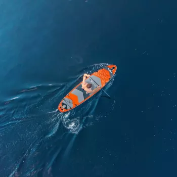 Prancha SUP insuflável REBEL Active RBA-4507 - laranja 320 cm
