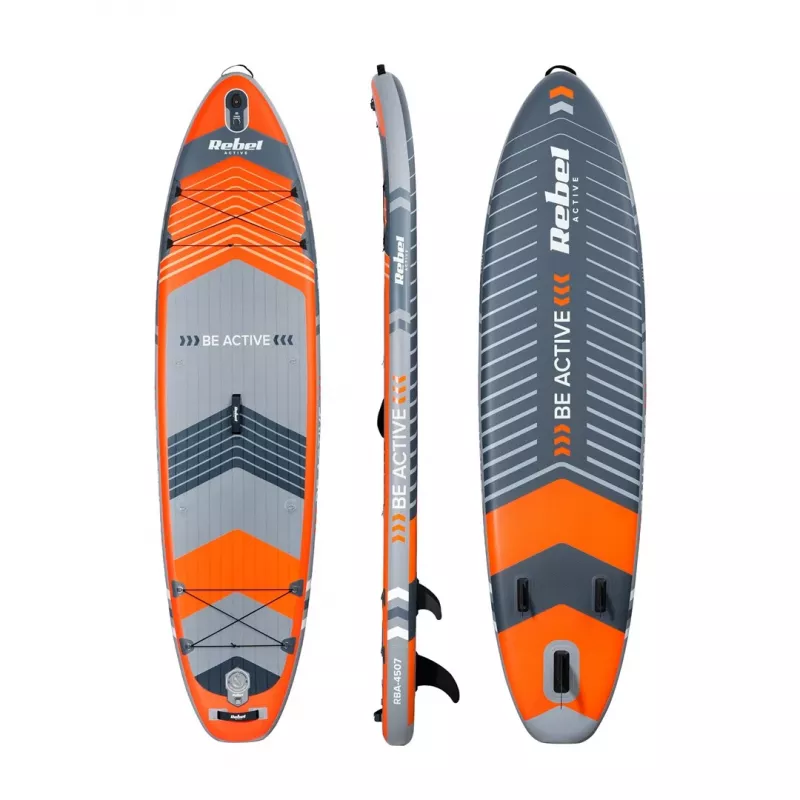 Prancha SUP insuflável REBEL Active RBA-4507 - laranja 320 cm