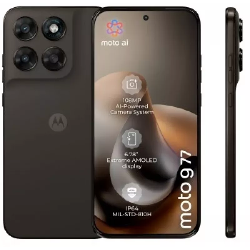 MOTOROLA G77 8GB 128GB 6,78 polegadas pOLED 120Hz 108MP Dual SIM 5G Black Olive