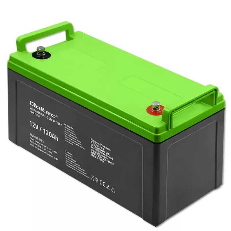 Bateria de gel Qoltec 53081 12V 120Ah GEL 34,8kg