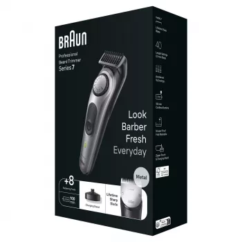 Aparador de barba Braun BT7420 - aparador all-in-one - preto/cinzento