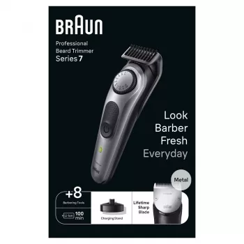 Aparador de barba Braun BT7420 - aparador all-in-one - preto/cinzento