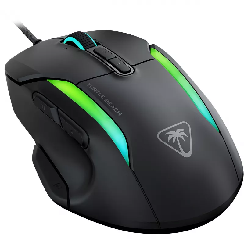 Rato gaming ergonómico Turtle Beach Kone II RGB, preto