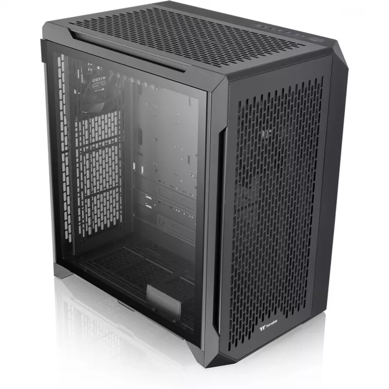 Caixa Thermaltake CTE C700 Air Mid Tower E-ATX com painel em vidro temperado preta