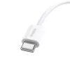 Cabo de dados Baseus Superior USB C para USB C 1 m 30 W branco