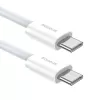 Cabo de dados Baseus Superior USB C para USB C 1 m 30 W branco