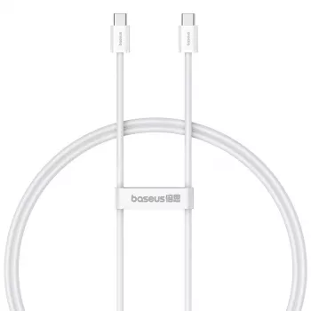 Cabo de dados Baseus Superior USB C para USB C 1 m 30 W branco