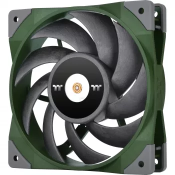 Ventoinha para radiador Thermaltake TOUGHFAN 12 Racing Green de alta pressão estática 120mm pack único