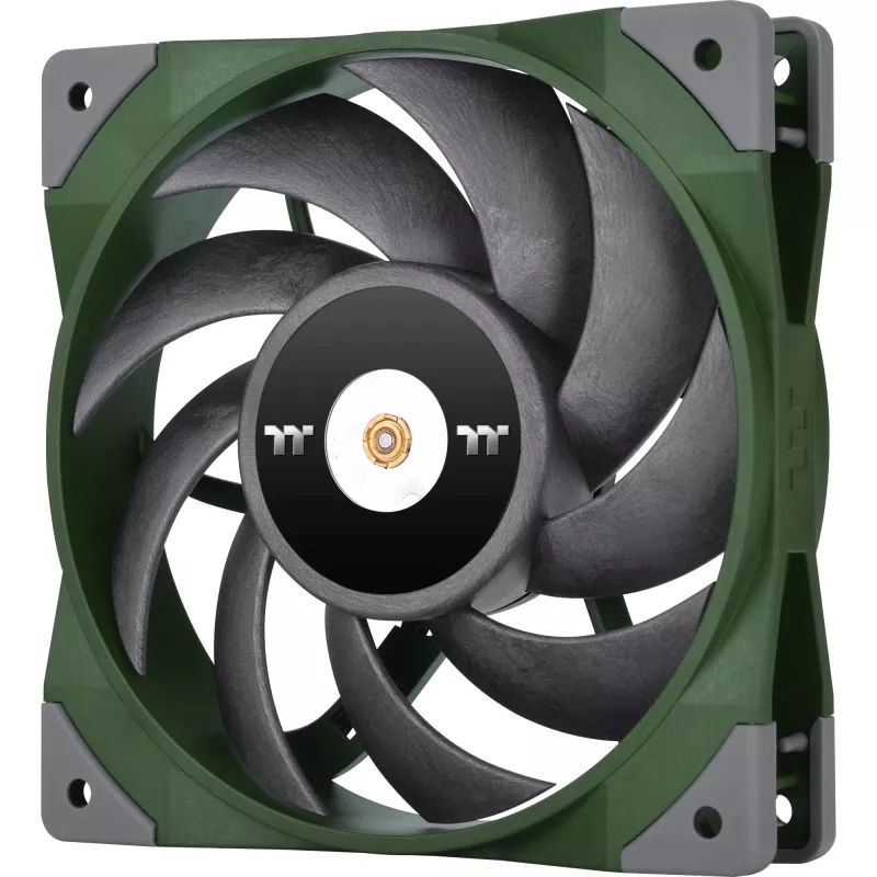 Ventoinha para radiador Thermaltake TOUGHFAN 12 Racing Green de alta pressão estática 120mm pack único