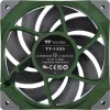 Ventoinha para radiador Thermaltake TOUGHFAN 12 Racing Green de alta pressão estática 120mm pack único
