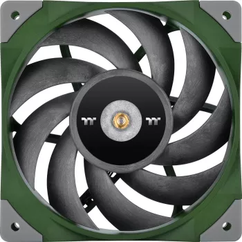 Ventoinha para radiador Thermaltake TOUGHFAN 12 Racing Green de alta pressão estática 120mm pack único