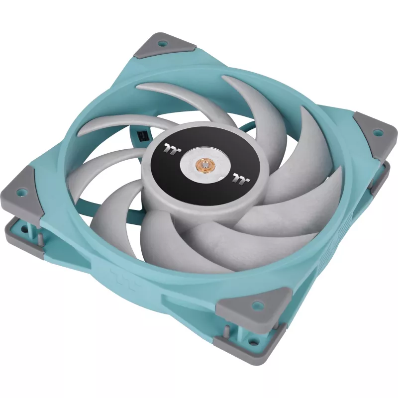 Ventoinha para radiador Thermaltake TOUGHFAN 12 Turquoise de alta pressão estática 120mm pack único