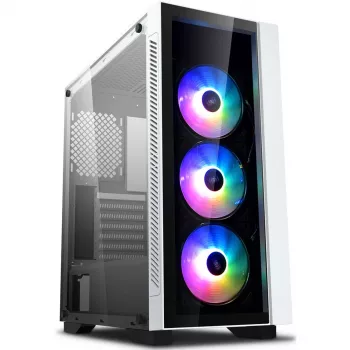 Caixa Mid Tower Deepcool MATREXX 55 V3 ADD-RGB WH 3F branca