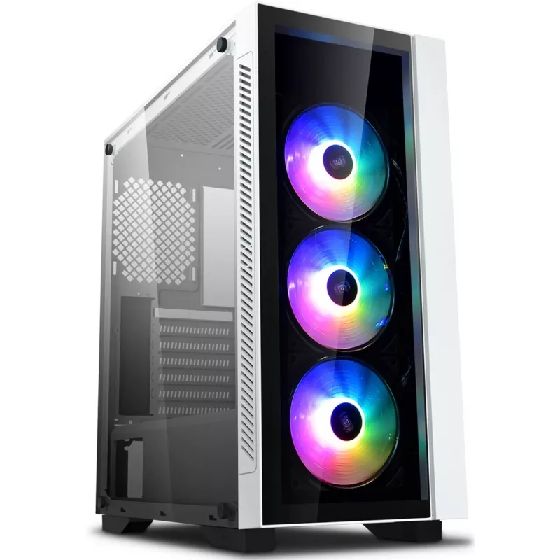 Caixa Mid Tower Deepcool MATREXX 55 V3 ADD-RGB WH 3F branca