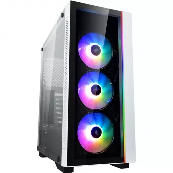 Caixa Mid Tower Deepcool MATREXX 55 V3 ADD-RGB WH 3F branca