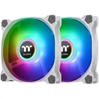 Ventoinha para radiador Thermaltake Pure Duo 14 ARGB Sync - ventoinha para caixa - 140 mm - branca (pack de 2)