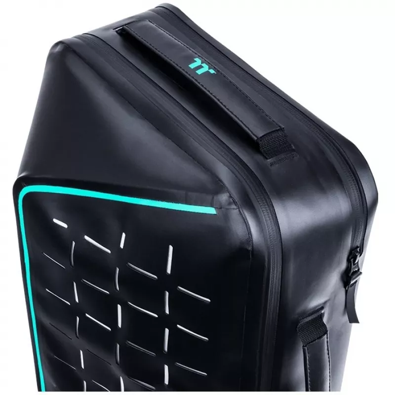 Mochila de bicicleta impermeável Thermaltake TT100 Urban 20L preta