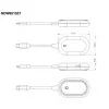 Dongle de visualização sem fios Bluechip HDMI (NWD6000) USB-C (DP Alt Mode) para HDMI com alimentação USB-A