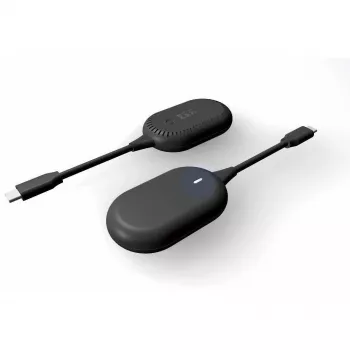 Dongle de visualização sem fios Bluechip HDMI (NWD6000) USB-C (DP Alt Mode) para HDMI com alimentação USB-A