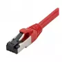 Cabo de patch Synergy21 RJ45, CAT8.1 2000MHz, 3m, vermelho, S-STP (S/FTP), TPE/LSZH (SuperFlex), AWG26