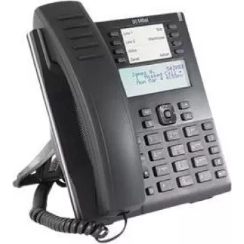 Telefone SIP Mitel 6910 - telefone SIP aberto - cabo Ethernet incluído - fonte de alimentação não incluída (50009433)