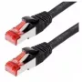 Cabo de patch Herweck Helos CAT 6 SFTP RJ-45 macho para RJ-45 macho 0,5m preto