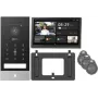 Kit de videoporteiro IP 4K EZVIZ HP7 Pro com monitor tátil de 7 polegadas, Wi-Fi 6, leitor de palma, reconhecimento facial, RFID, posto de rua IP65