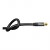 Cabo de antena SAT Good Connections SmartFLEX, IEC/Coax ficha angular para conector fêmea, banhado a ouro, blindagem quádrupla, 120 dB, preto, 2 m