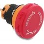 Delock Botão cogumelo 16 mm orifício de montagem 2 x pino de solda (curto) plástico 32 mm Ø preto
