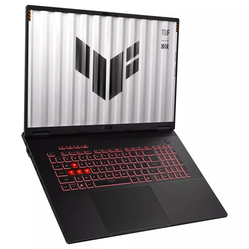 ASUS TUF Gaming A18 FA808UP-S8102W Portátil Gaming, 18 polegadas QHD+ 165Hz, AMD Ryzen 7, 16GB DDR5, 1TB SSD, NVIDIA GeForce RTX 5070, Windows 11 Home, layout de teclado alemão, Mecha Grau