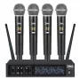 Microfone sem fios DNA QMIC4 com 4 emissores de mão