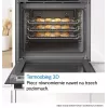BOSCH HBG571EB4 Forno de encastrar, preto, 71 L, autolimpeza pirolítica, 7 modos de aquecimento