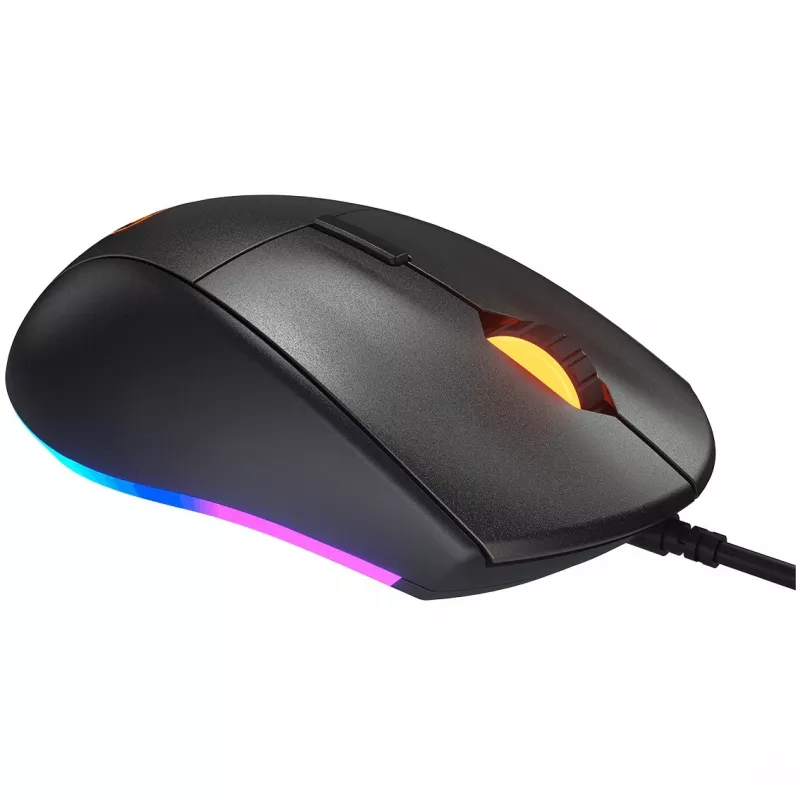 Rato gaming com fios COUGAR MINOS EX RGB, preto