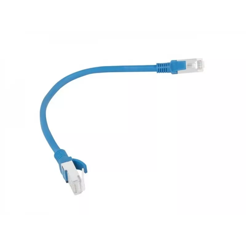 Cabo de rede Ethernet Lanberg PCU6-10CC-0025-B Cat6 U/UTP 0,25 m azul